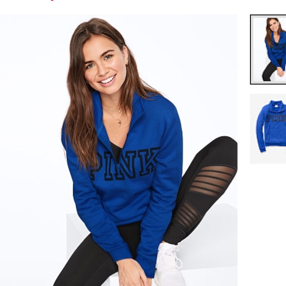 Victoria secret pink everyday lounge quarter zip